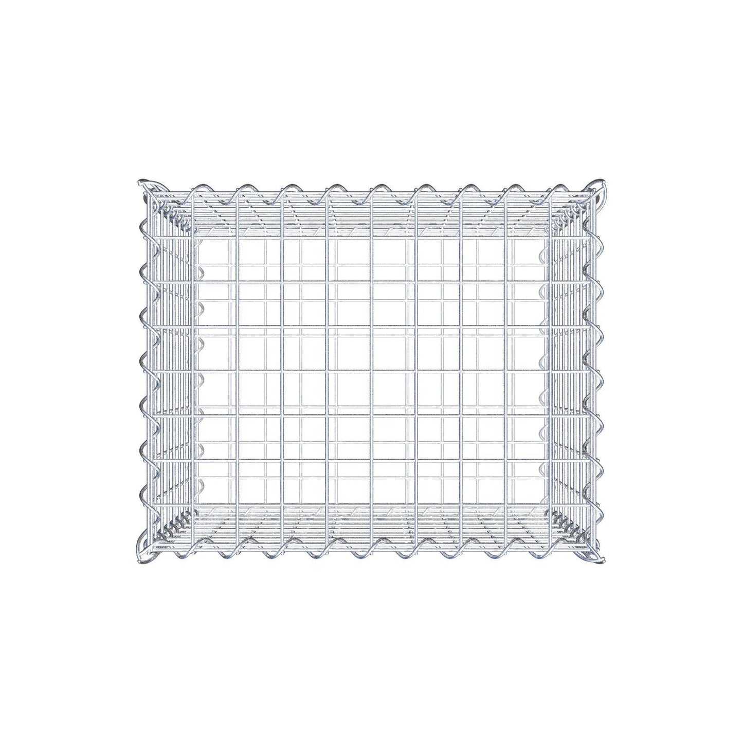Gabion 50 cm x 40 cm x 40 cm (L x H x D), maskestørrelse 5 cm x 5 cm, spiral