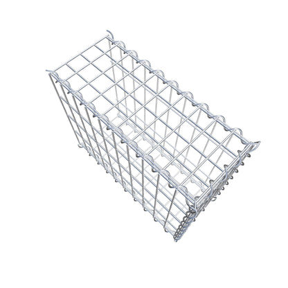 Grown-on gabion type 2 50 cm x 40 cm x 20 cm (L x H x D), mesh size 5 cm x 10 cm, spiral