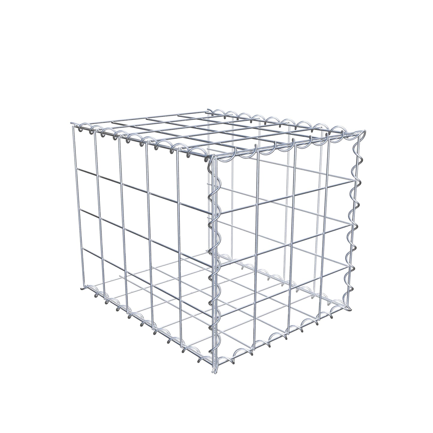 Add-on schanskorf type 2 50 cm x 40 cm x 40 cm (L x H x D), maaswijdte 10 cm x 10 cm, spiraal