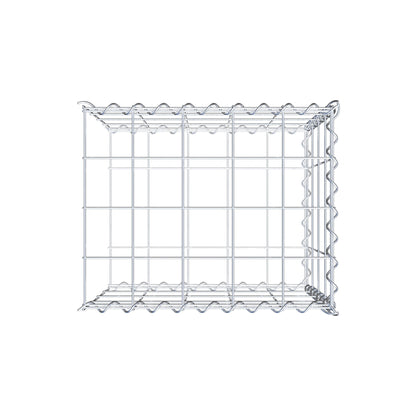 Add-on schanskorf type 2 50 cm x 40 cm x 40 cm (L x H x D), maaswijdte 10 cm x 10 cm, spiraal