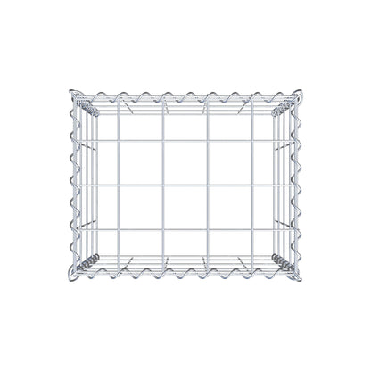 Gabião tipo 3 50 cm x 40 cm x 40 cm (C x A x P), malhagem 10 cm x 10 cm, espiral