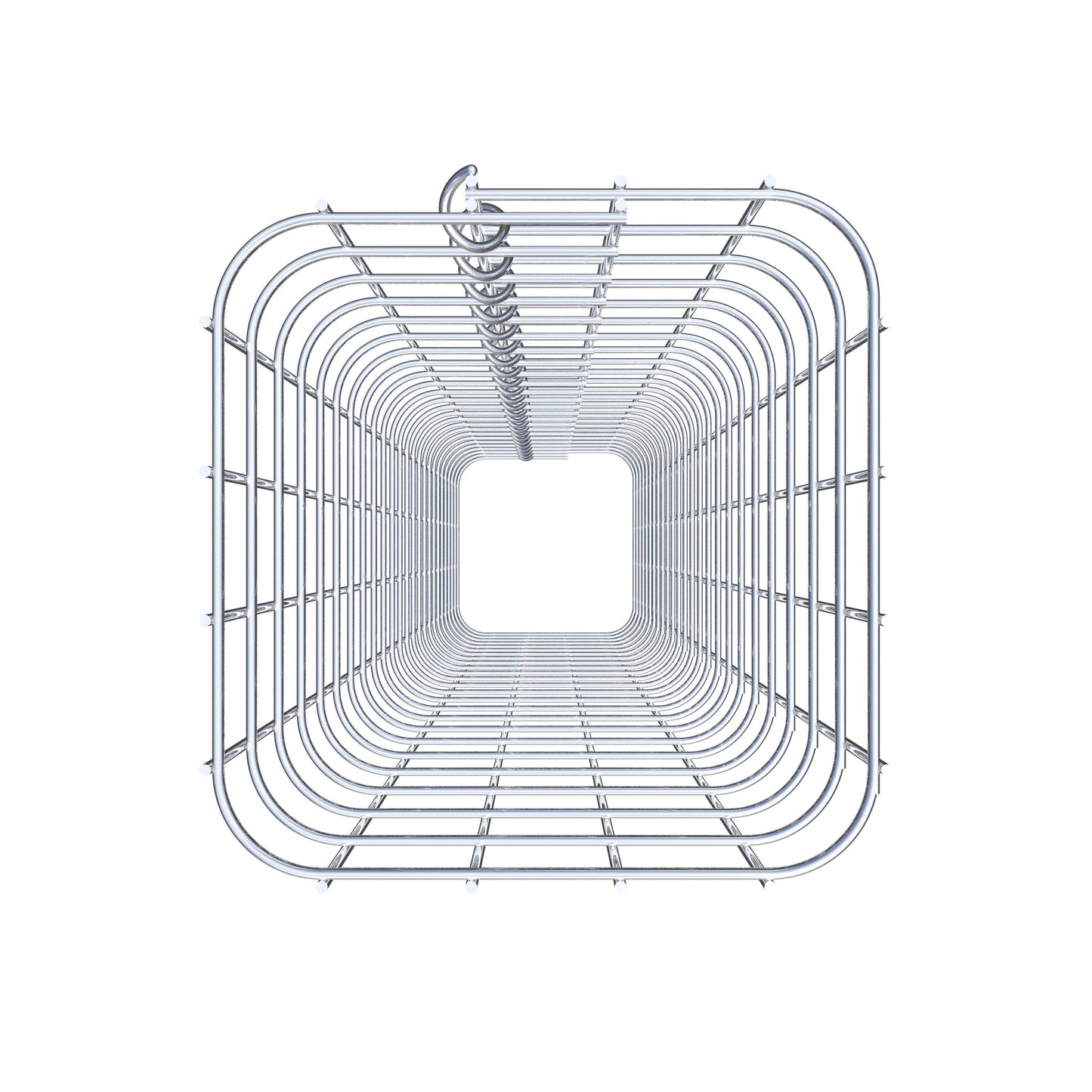 Columna de gaviones 22 x 22 cm MW 5 x 5 cm cuadrado