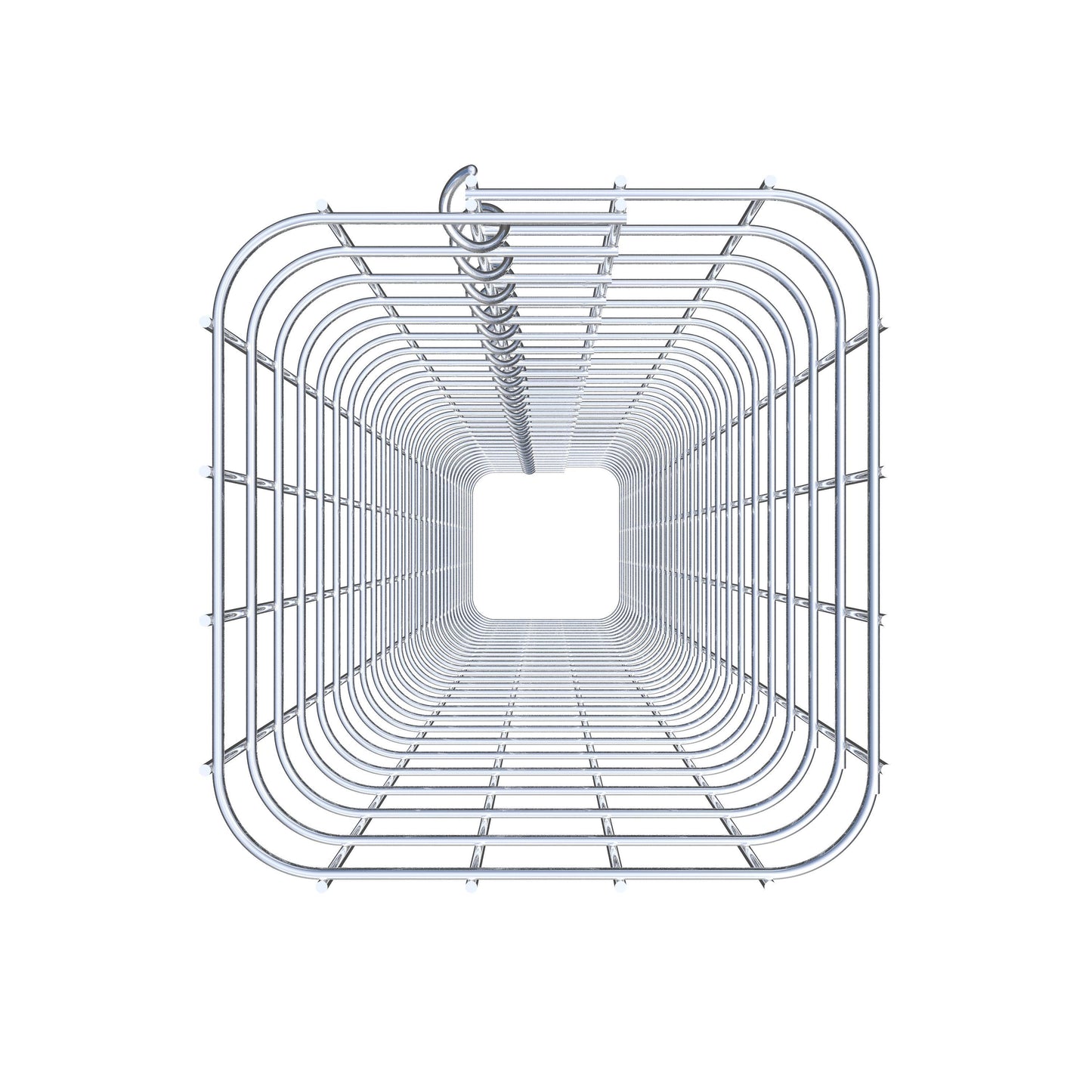 Columna de gaviones 22 x 22 cm MW 5 x 5 cm cuadrado