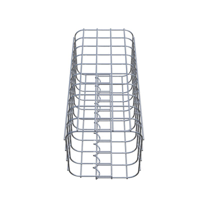 Columna de gaviones 22 x 22 cm MW 5 x 5 cm cuadrado