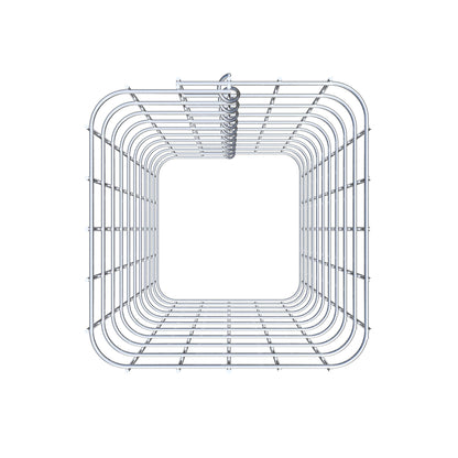 Coluna de gabião 27 x 27 cm MW 5 x 5 cm quadrado