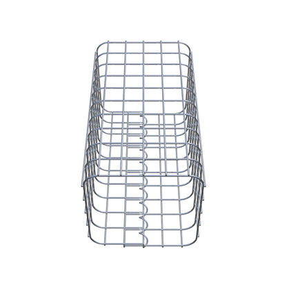 Coluna de gabião 27 x 27 cm MW 5 x 5 cm quadrado