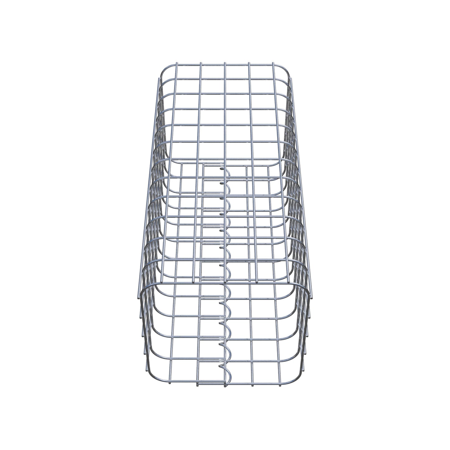 Coluna de gabião 27 x 27 cm MW 5 x 5 cm quadrado