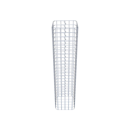 Coluna de gabião 27 x 27 cm MW 5 x 5 cm quadrado