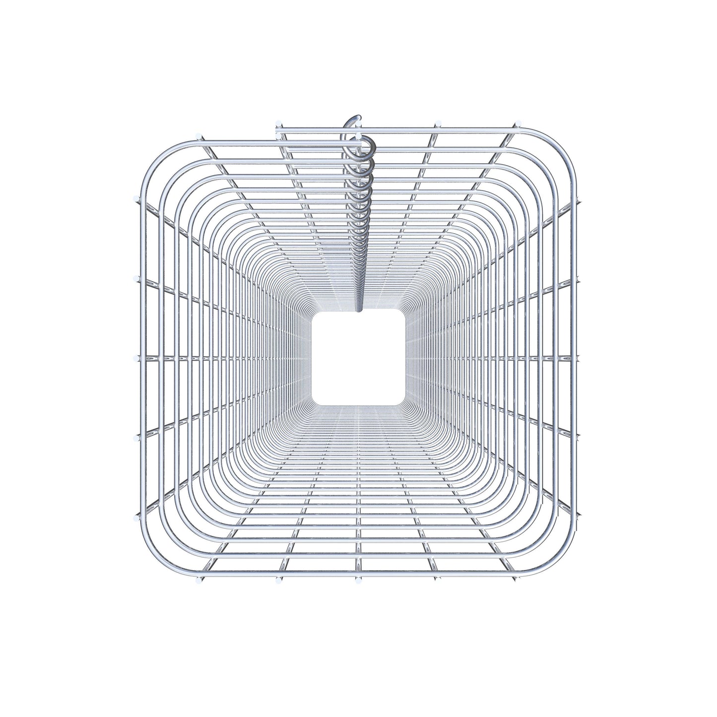 Coluna de gabião 27 x 27 cm MW 5 x 5 cm quadrado