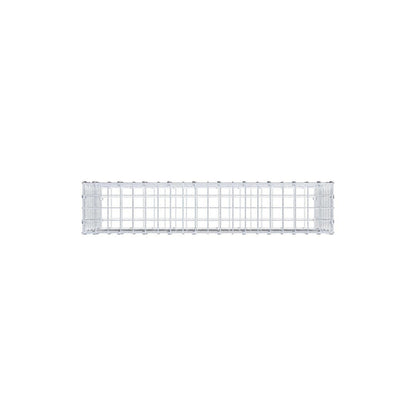Gabion 100 cm x 50 cm x 20 cm (L x H x P), mailles 5 x 5 cm, anneau en spirale