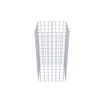 Columna de gaviones 37 x 37 cm MW 5 x 5 cm cuadrado