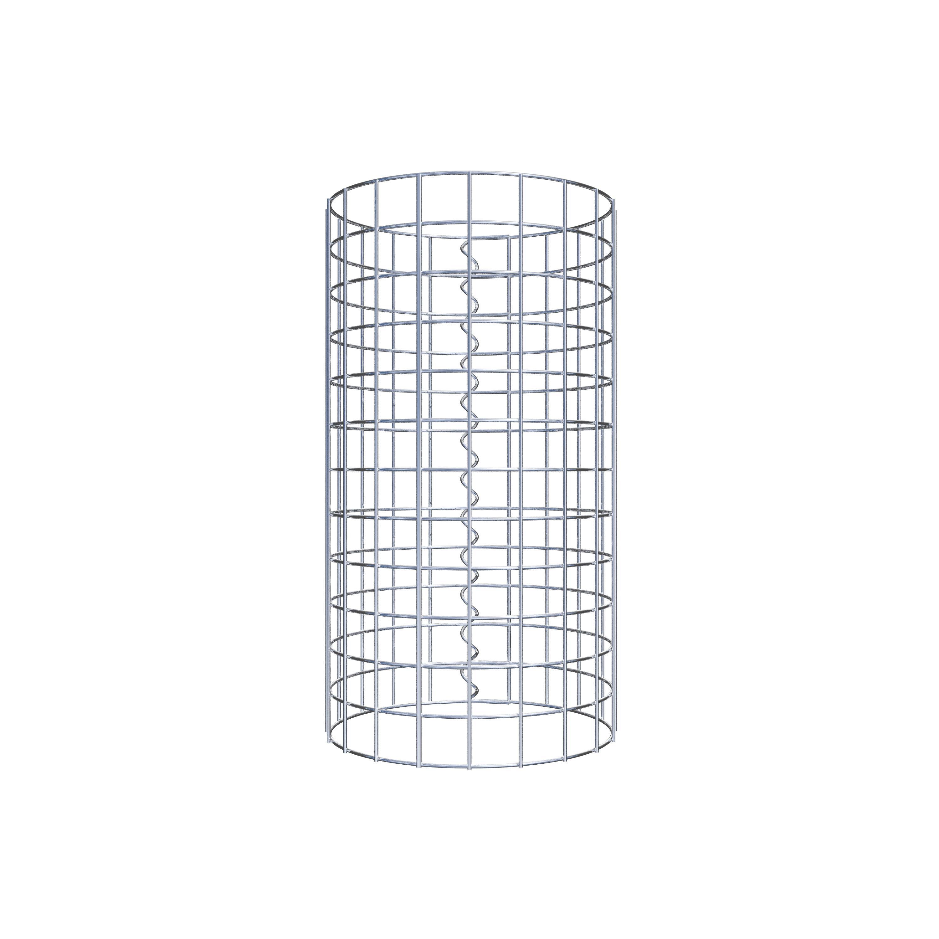 Coluna de gabião diâmetro 32 cm MW 5 x 5 cm redondo