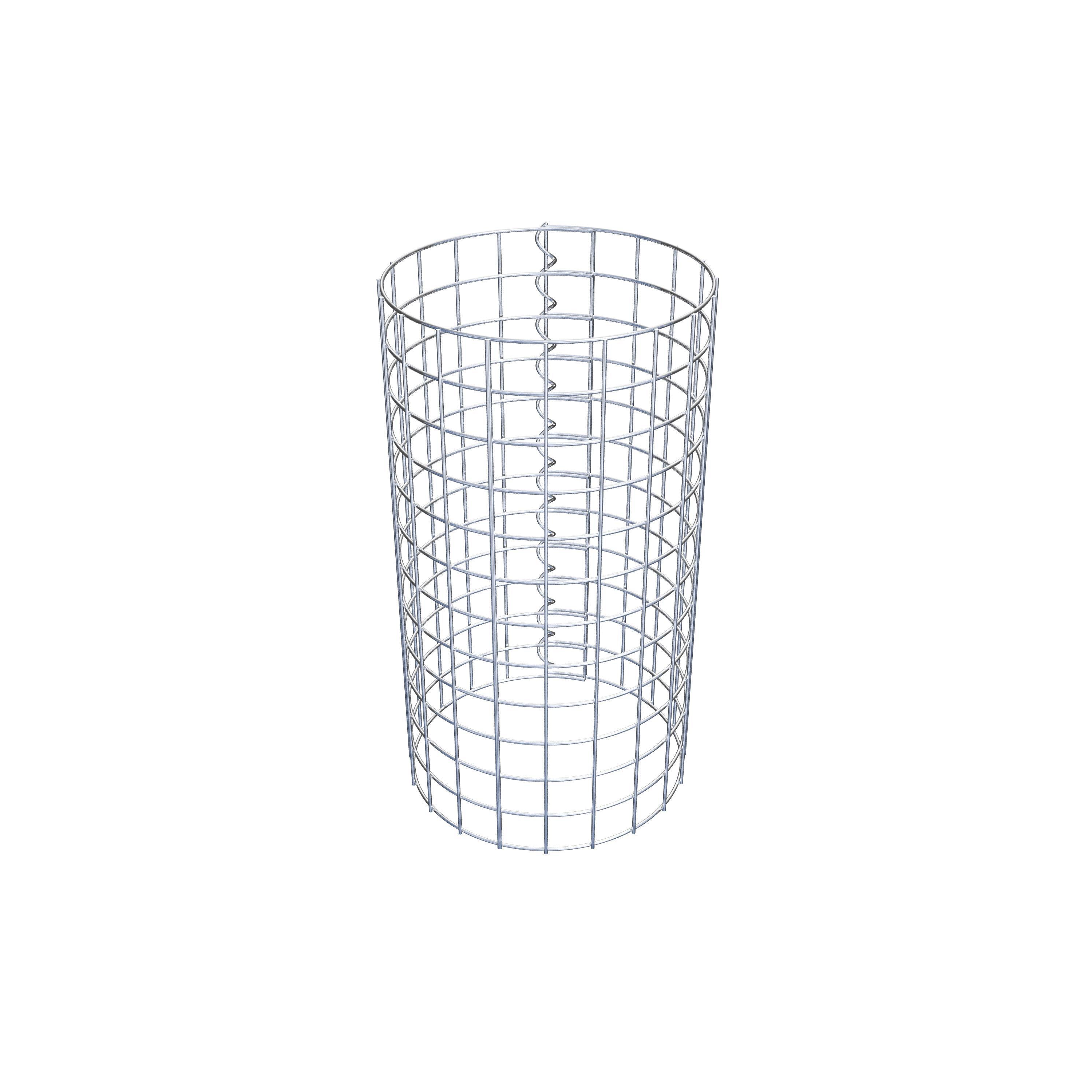 Coluna de gabião diâmetro 32 cm MW 5 x 5 cm redondo