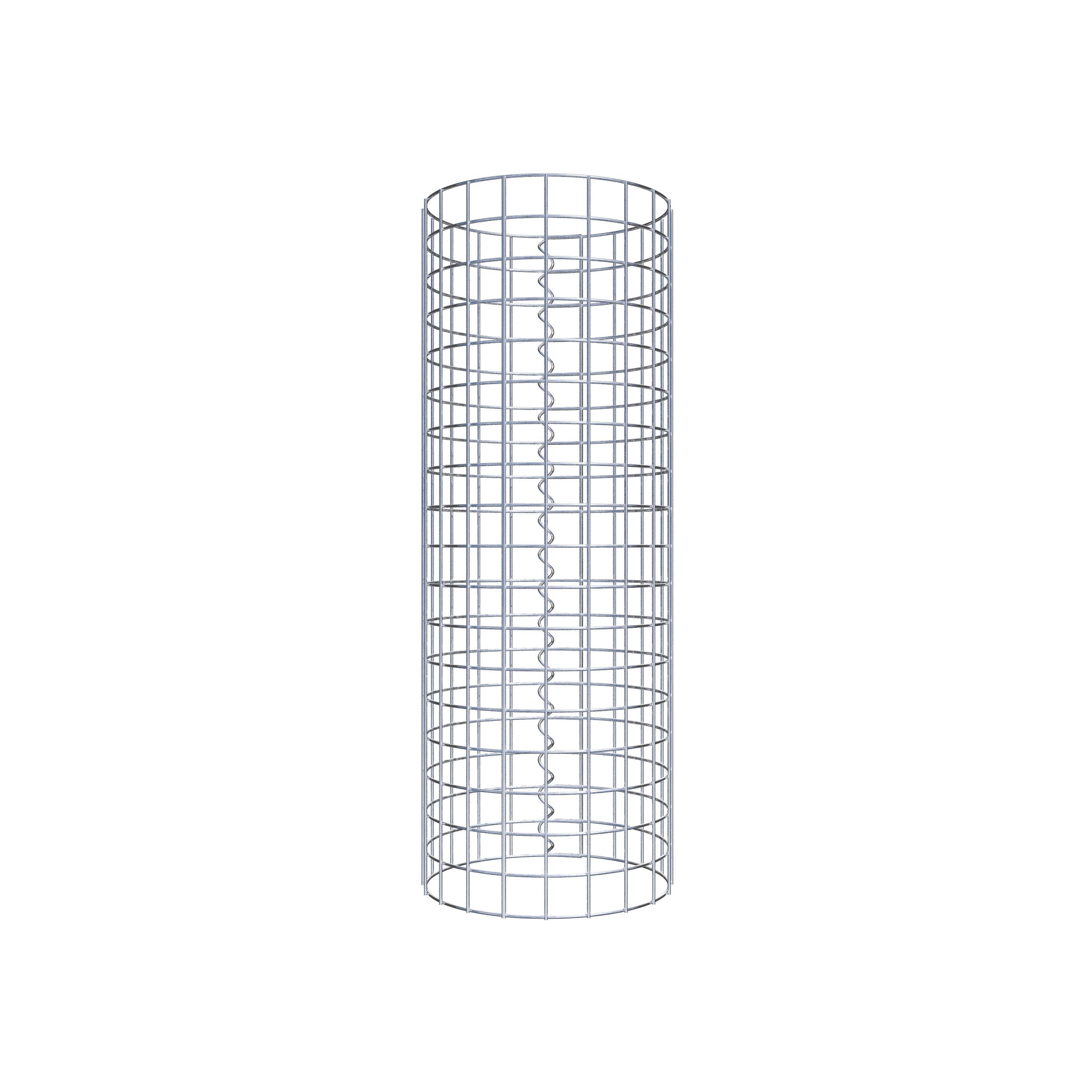 Coluna de gabião diâmetro 32 cm MW 5 x 5 cm redondo