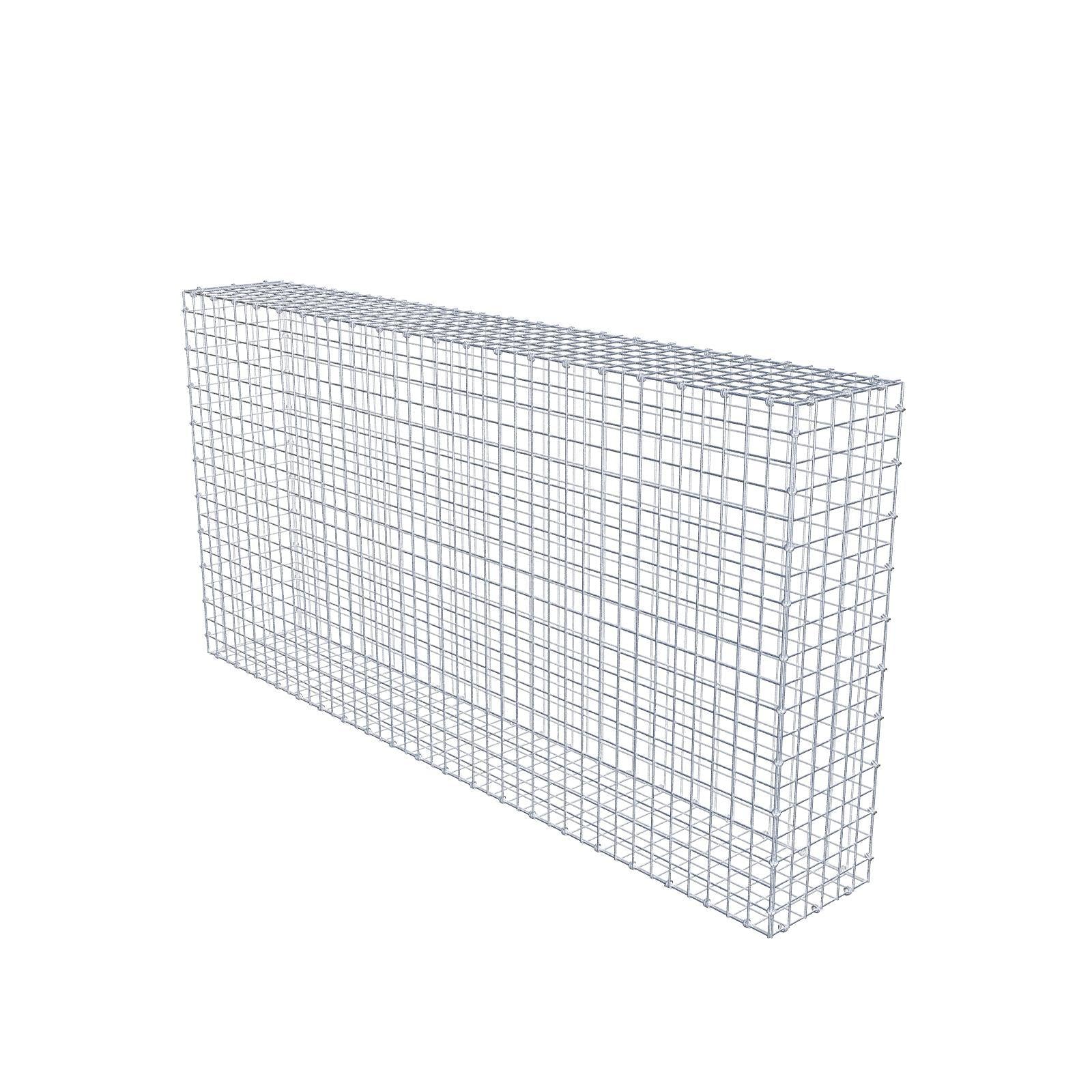 Gabione 200 cm x 100 cm x 30 cm (L x H x T), Maschenweite 5 x 5 cm, Spiralring