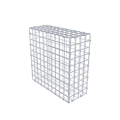 Gabbione 50 cm x 50 cm x 20 cm (L x H x P), maglia 5 x 5 cm, anello a spirale