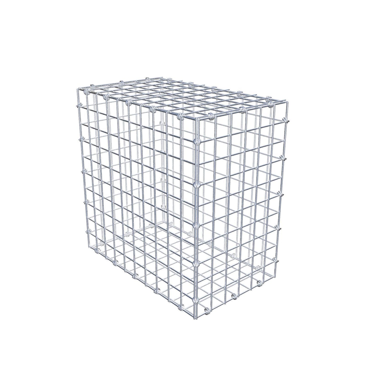 Gabion 50 cm x 50 cm x 30 cm (L x H x P), mailles 5 x 5 cm, anneau en spirale