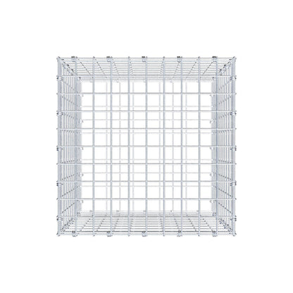 Gabion 50 cm x 50 cm x 50 cm (L x H x P), mailles 5 x 5 cm, anneau en spirale