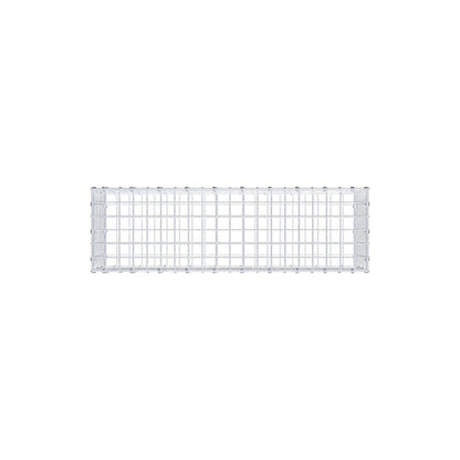 Gabion 100 cm x 30 cm x 30 cm (L x H x P), mailles 5 x 5 cm, anneau en spirale