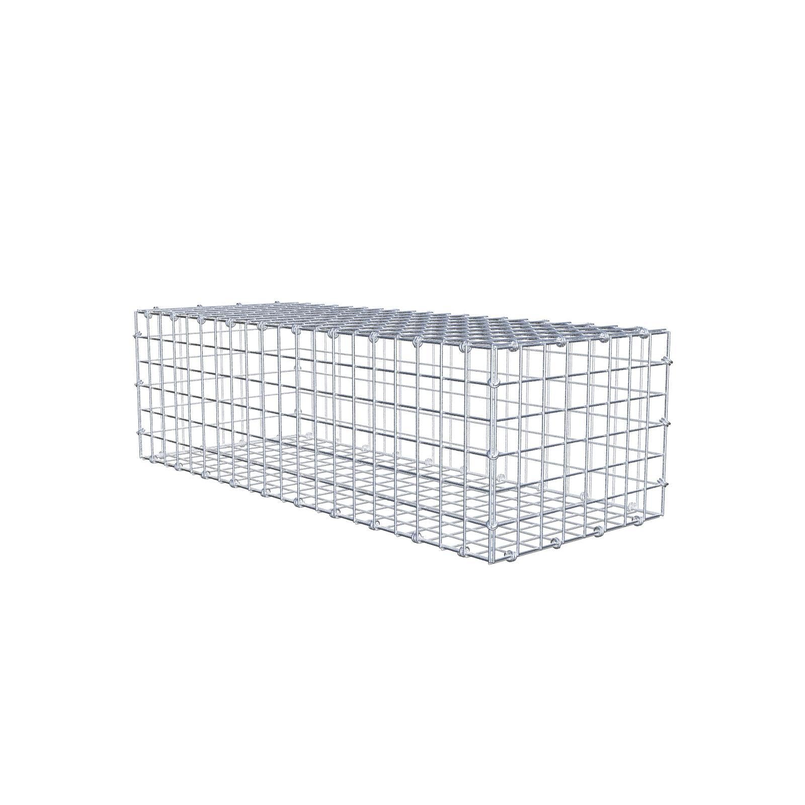 Gabbione 100 cm x 30 cm x 40 cm (L x H x P), maglia 5 x 5 cm, anello a spirale