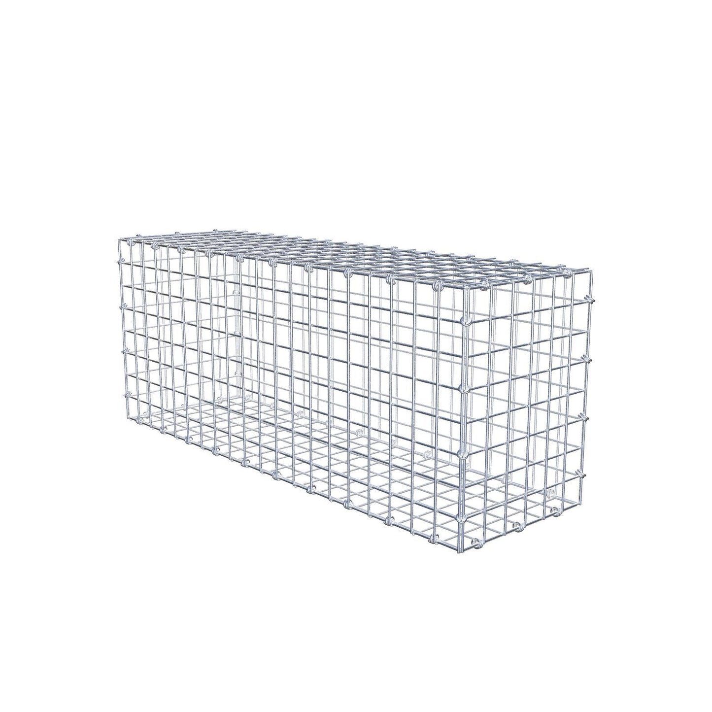 Gabion 100 cm x 40 cm x 30 cm (L x H x D), maskestørrelse 5 x 5 cm, spiralring