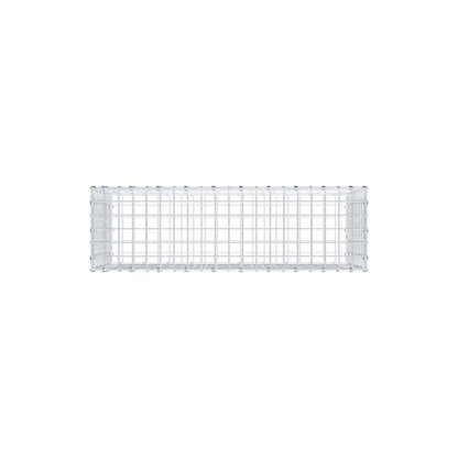 Gabion 100 cm x 50 cm x 30 cm (L x H x P), mailles 5 x 5 cm, anneau en spirale