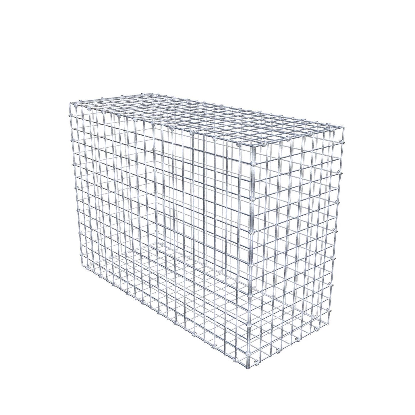 Gabion 100 cm x 70 cm x 40 cm (L x H x P), mailles 5 x 5 cm, anneau en spirale
