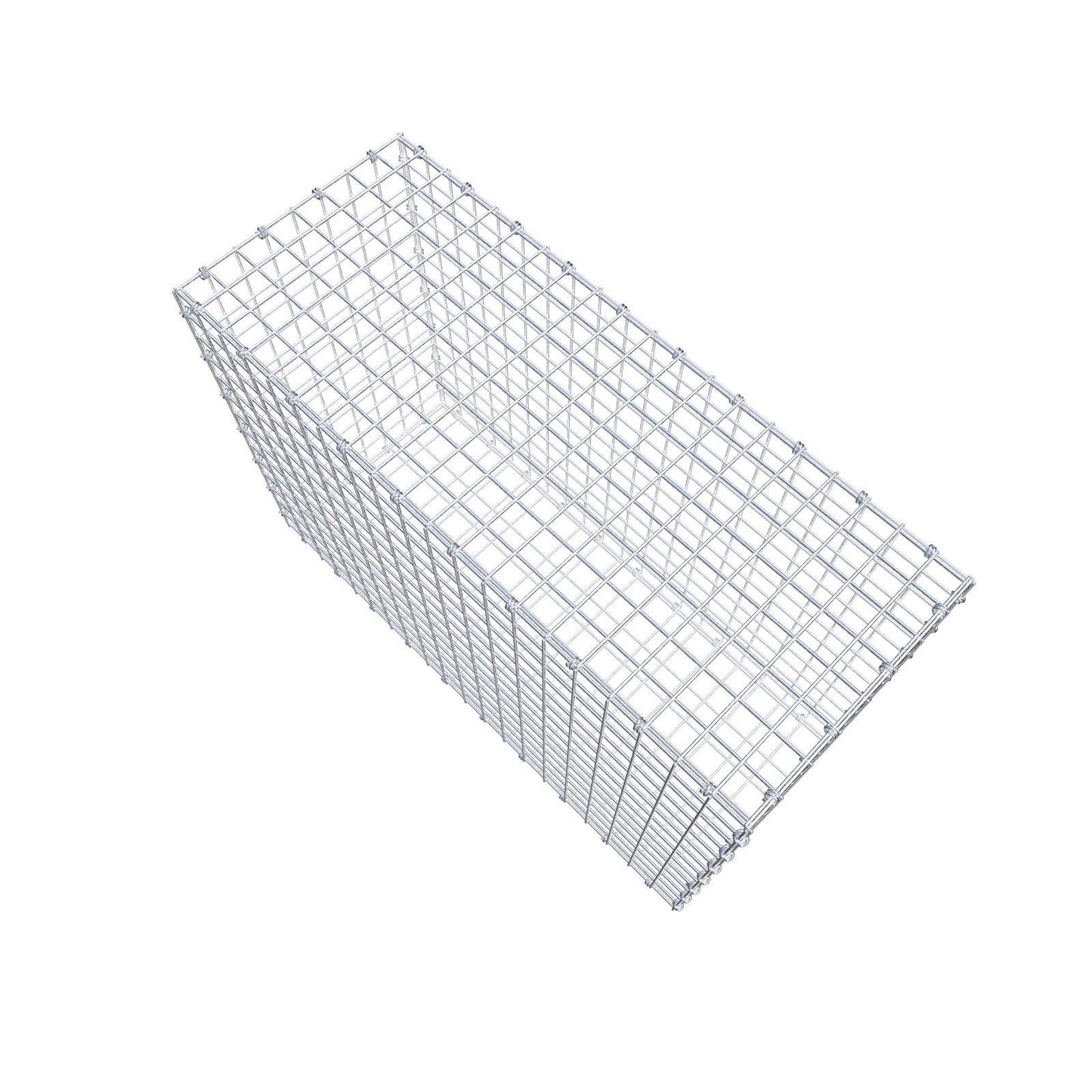 Gabion 100 cm x 70 cm x 40 cm (L x H x P), mailles 5 x 5 cm, anneau en spirale