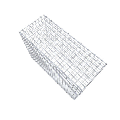 Gabion 100 cm x 70 cm x 40 cm (L x H x P), mailles 5 x 5 cm, anneau en spirale