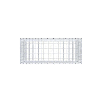 Gabion 100 cm x 70 cm x 40 cm (L x H x P), mailles 5 x 5 cm, anneau en spirale