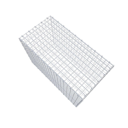 Gabion 100 cm x 70 cm x 50 cm (L x H x P), mailles 5 x 5 cm, anneau en spirale
