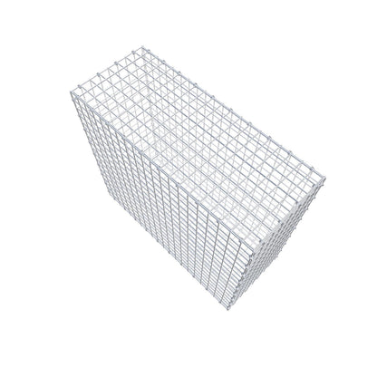 Gabione 100 cm x 90 cm x 40 cm (L x H x T), Maschenweite 5 x 5 cm, Spiralring