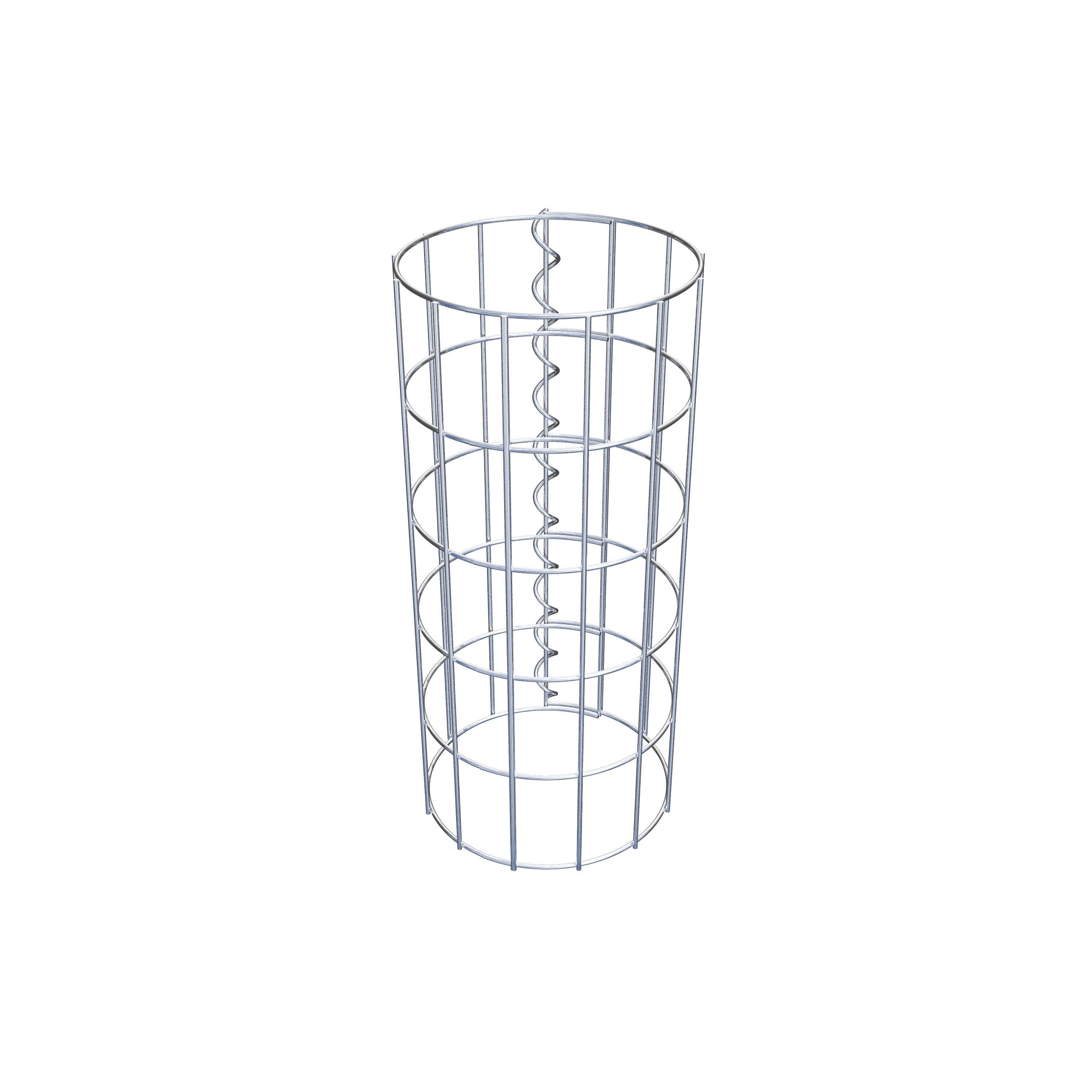 Gabionensäule Durchmesser 22 cm, MW 5 x 10 cm rund