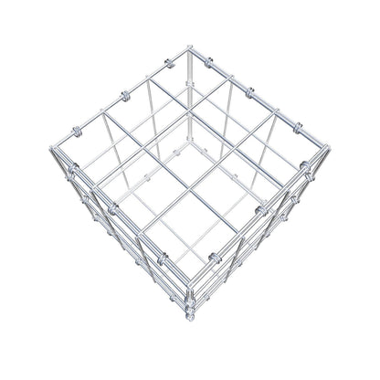Gabion 30 cm x 30 cm x 30 cm (L x H x D), maskstorlek 10 x 10 cm, spiralring