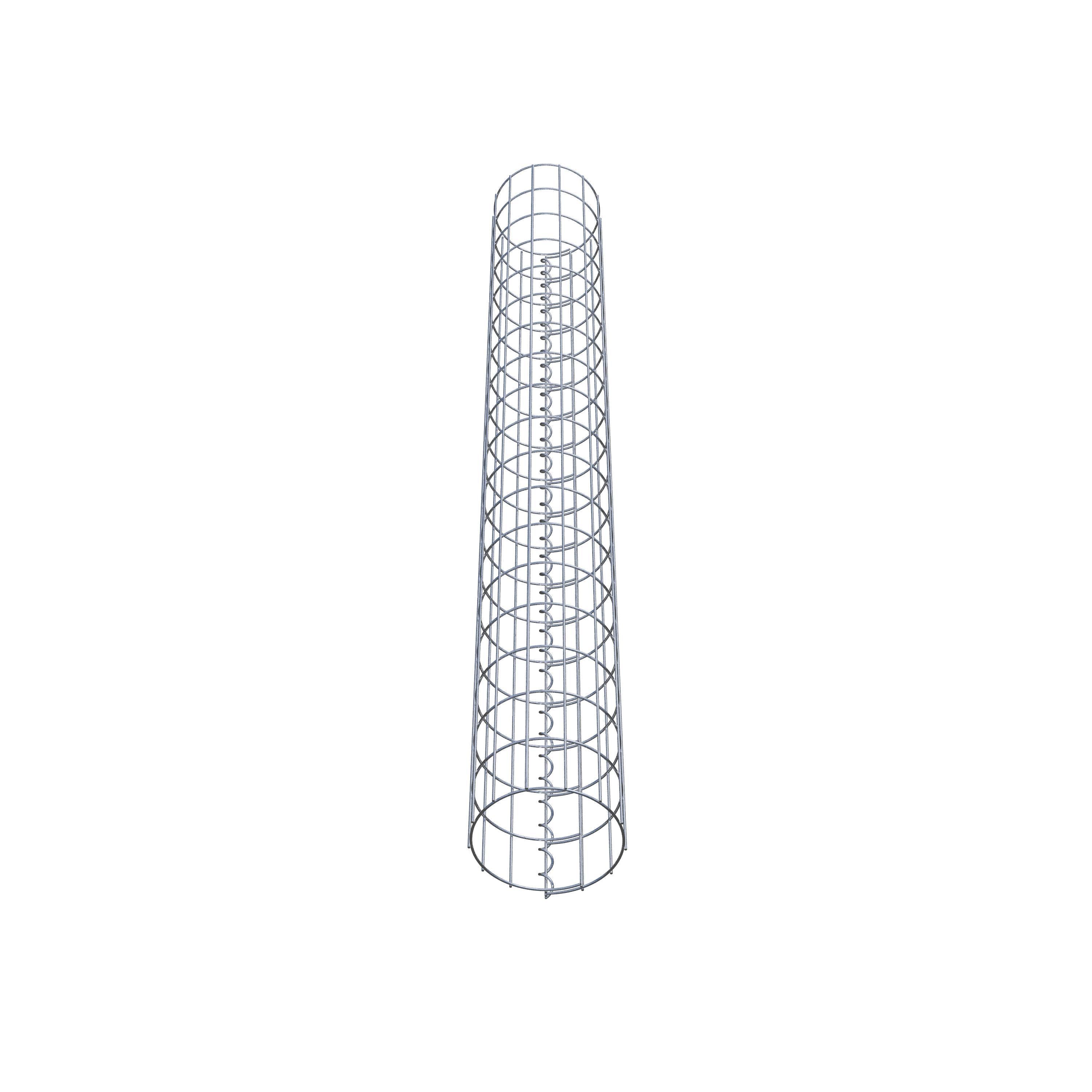 Gabionensäule Durchmesser 22 cm, MW 5 x 10 cm rund