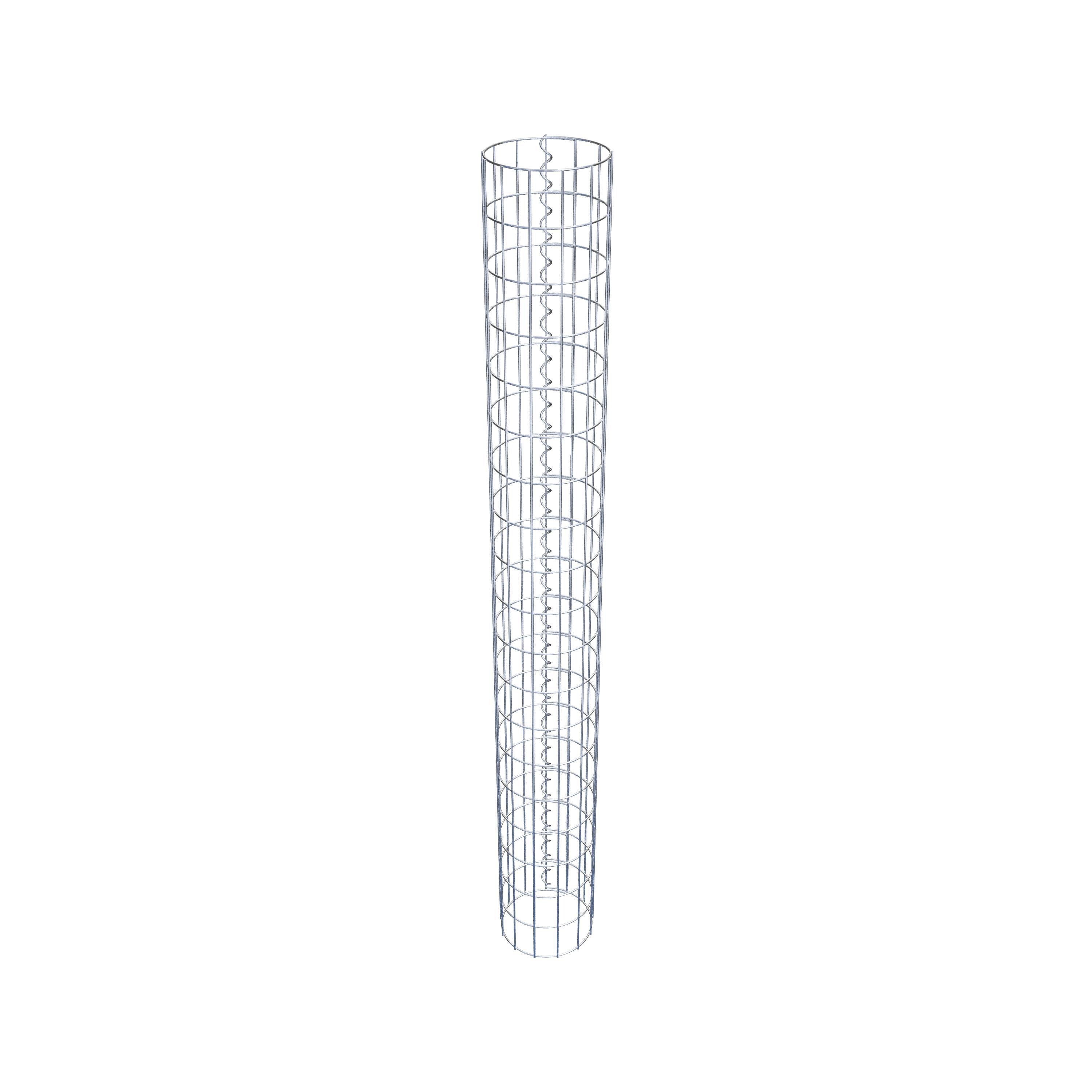 Gabionensäule Durchmesser 22 cm, MW 5 x 10 cm rund