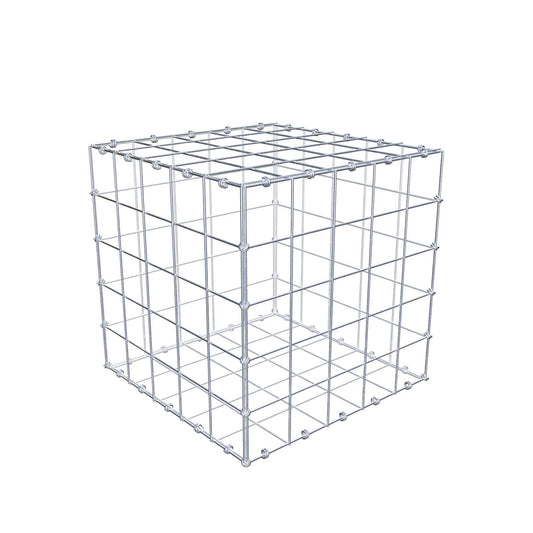 Schanskorf 50 cm x 50 cm x 50 cm (L x H x D), maaswijdte 10 x 10 cm, spiraalring