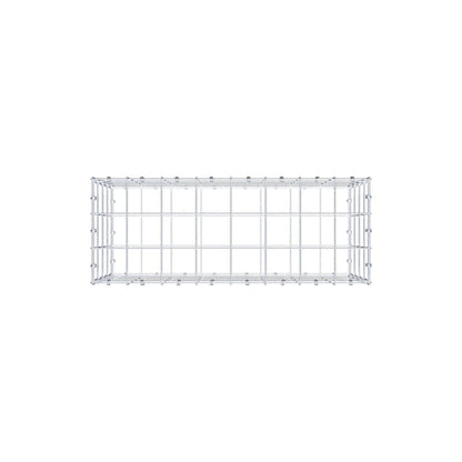 Gabion 80 cm x 40 cm x 30 cm (L x H x D), mesh size 10 x 10 cm, spiral ring