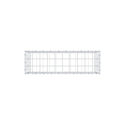 Gabion 100 cm x 50 cm x 30 cm (L x H x P), mailles 10 x 10 cm, anneau en spirale