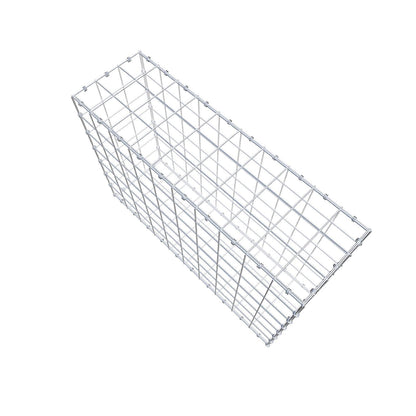 Gabion 100 cm x 70 cm x 30 cm (L x H x P), mailles 10 x 10 cm, anneau en spirale
