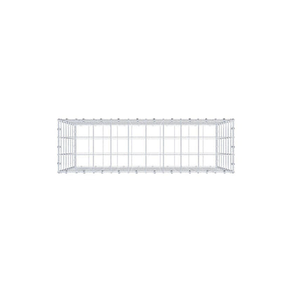 Gabion 100 cm x 70 cm x 30 cm (L x H x P), mailles 10 x 10 cm, anneau en spirale