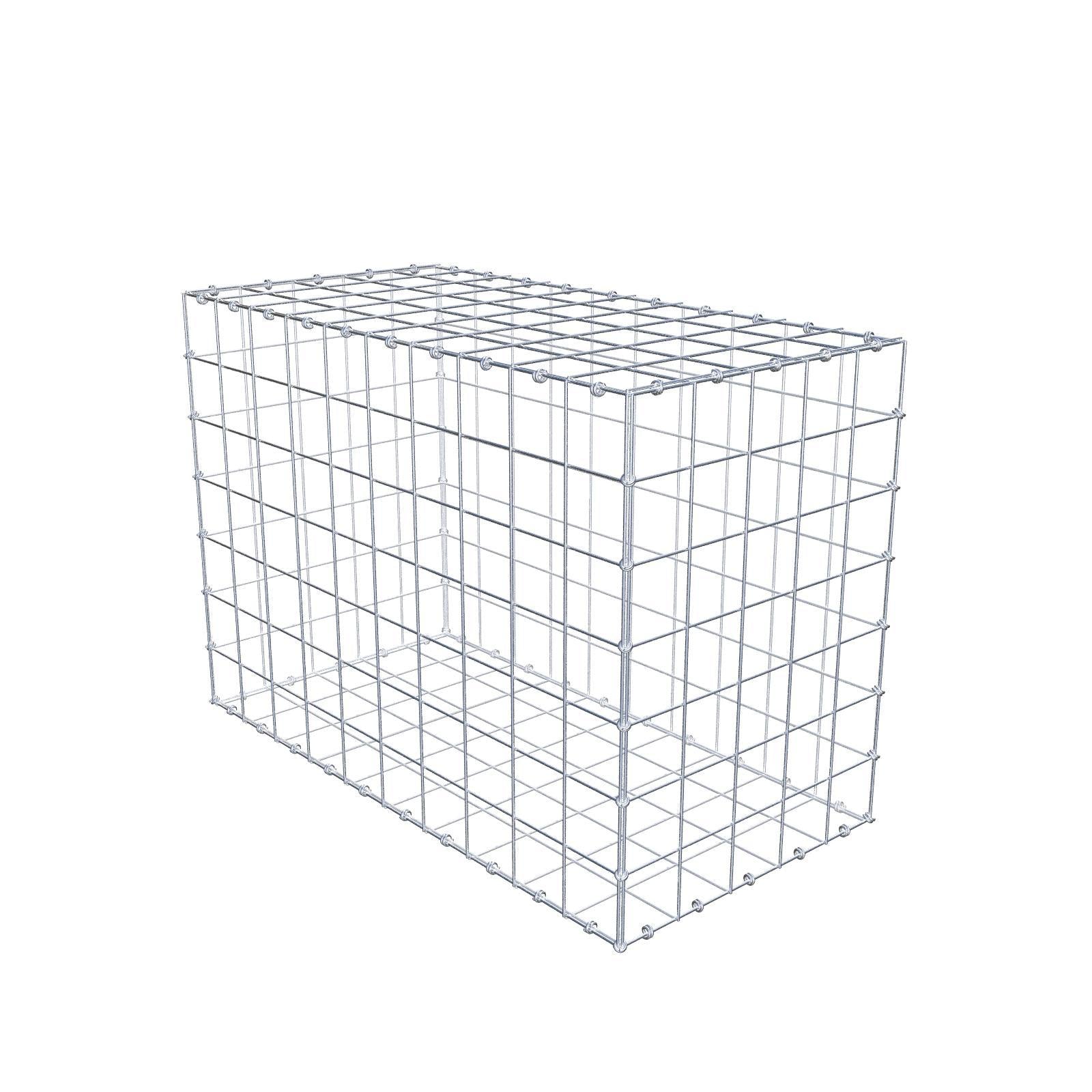 Gabion 100 cm x 70 cm x 50 cm (L x H x P), mailles 10 x 10 cm, anneau en spirale