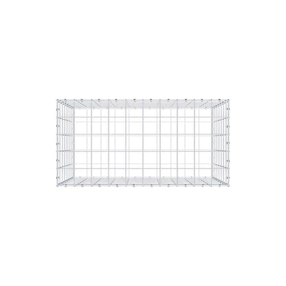 Gabbione 100 cm x 70 cm x 50 cm (L x H x P), maglia 10 x 10 cm, anello a spirale
