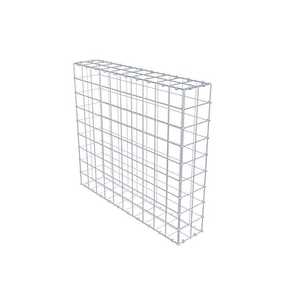 Gabion 100 cm x 90 cm x 20 cm (L x H x P), mailles 10 x 10 cm, anneau en spirale