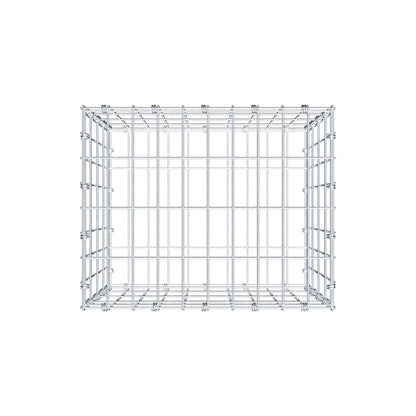 Gabion 50 cm x 40 cm x 40 cm (L x H x D), mesh size 5 x 10 cm, spiral ring