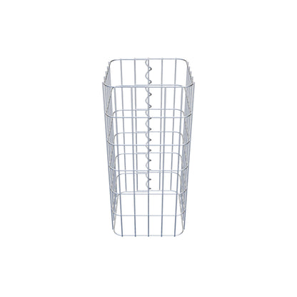 Gabionensäule 27 x 27 cm, MW 5 x 10 cm eckig