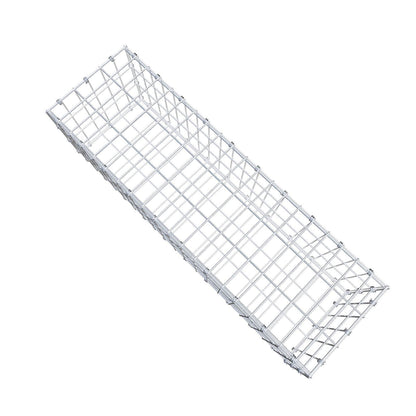 Gabion 100 cm x 30 cm x 30 cm (L x H x D), maskstorlek 5 x 10 cm, spiralring
