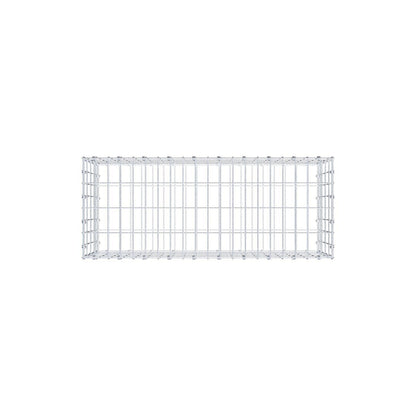 Gabion 100 cm x 40 cm x 40 cm (L x H x P), mailles 5 x 10 cm, anneau en spirale