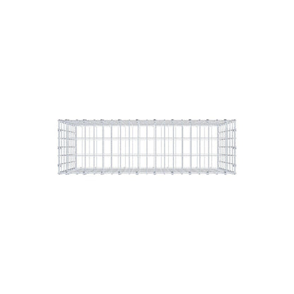Gabione 100 cm x 70 cm x 30 cm (L x H x T), Maschenweite 5 x 10 cm, Spiralring