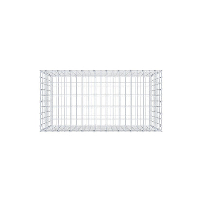 Gabion 100 cm x 70 cm x 50 cm (L x H x D), mesh size 5 x 10 cm, spiral ring